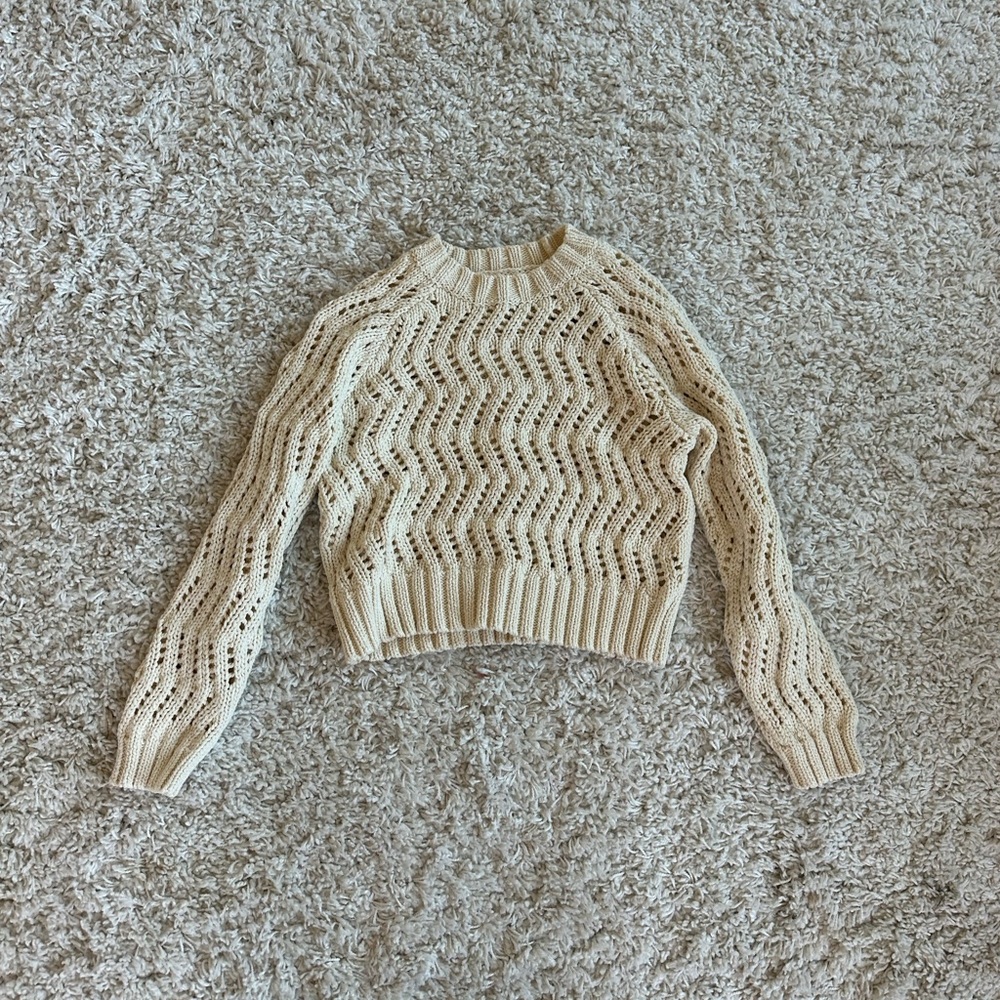 AE cream sweater